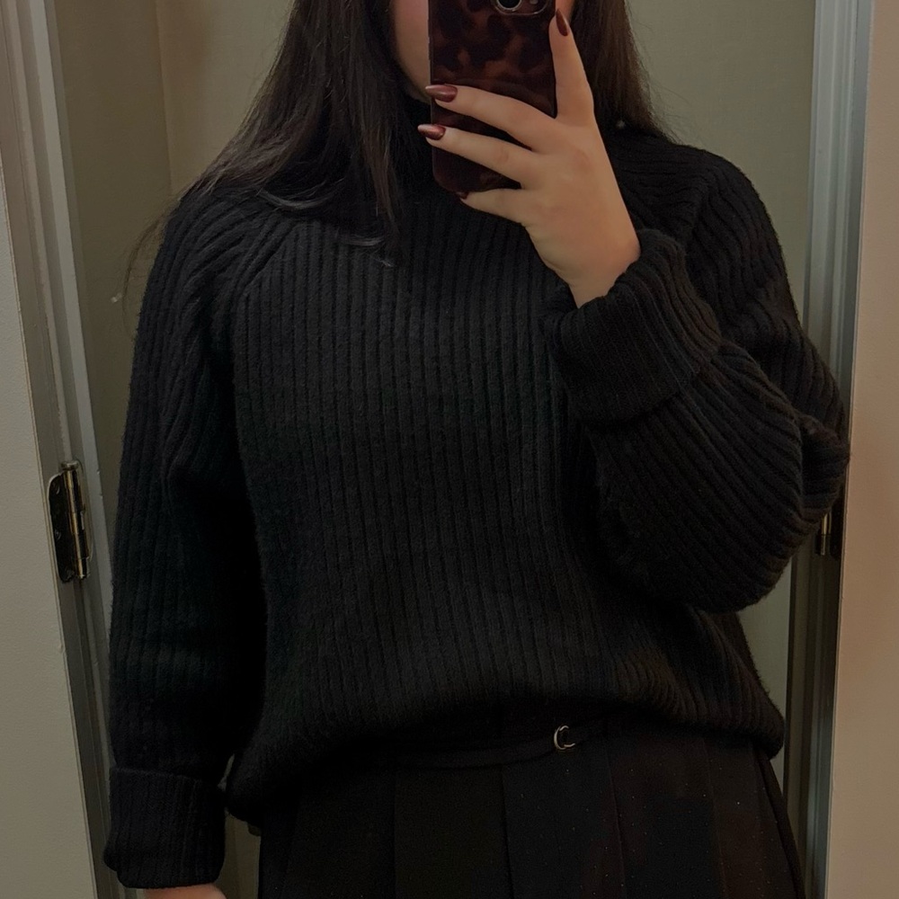 Time and Tru Black Knit Garment